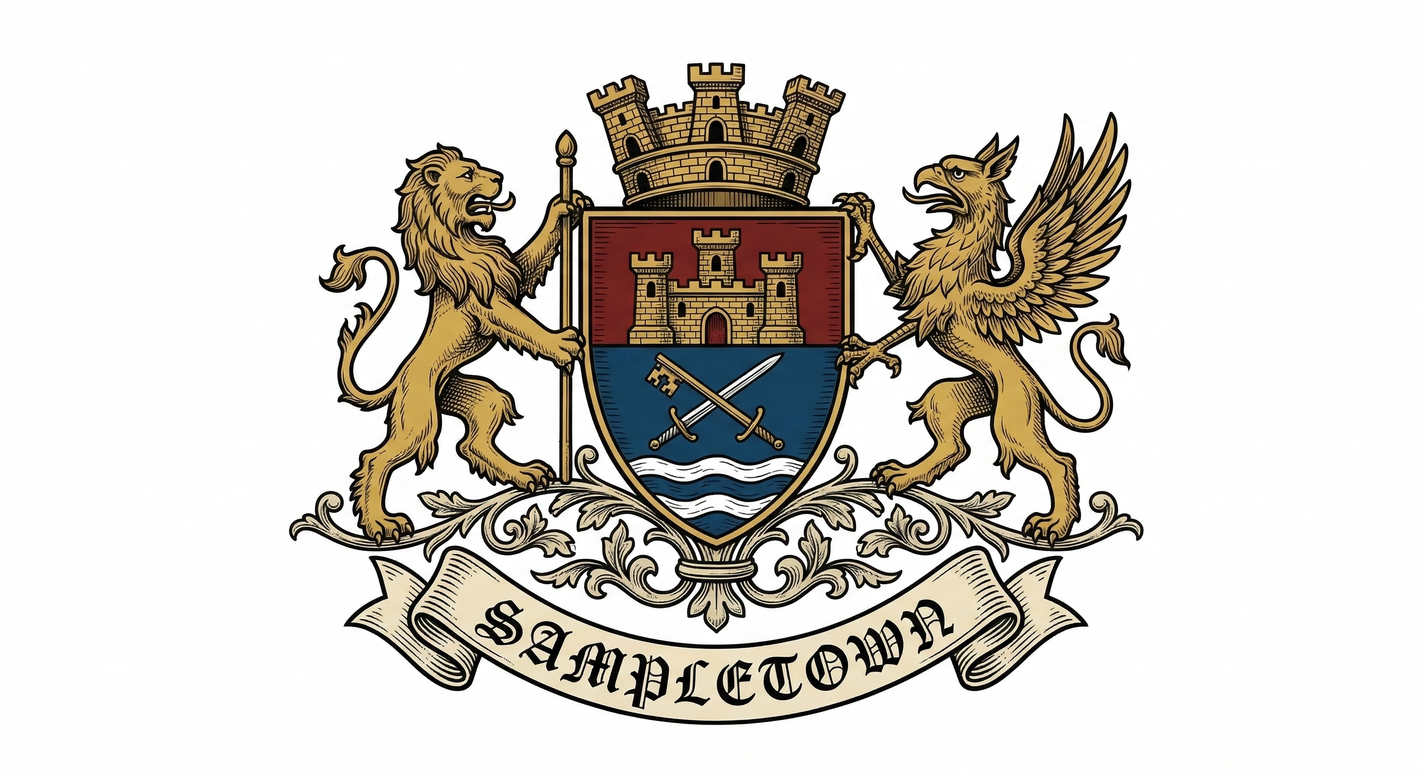 Wappen Sampletown